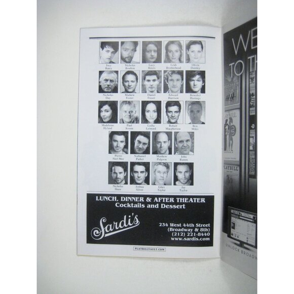 Wolf Hall Playbill Winter Garden Opening Night April 2015 Shakespeare Ben Miles - Picture 4 of 7